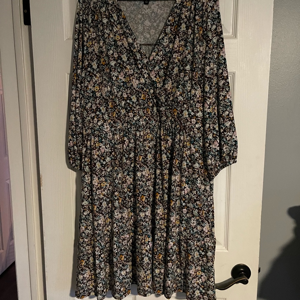 Torrid Floral Jersey Dress